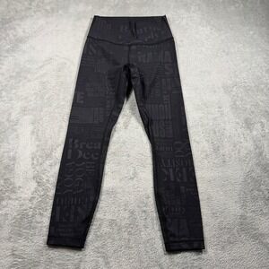 Lululemon Wunder Under Hi Rise Tight Leggings Women 6 Black 20Y Collection 25"